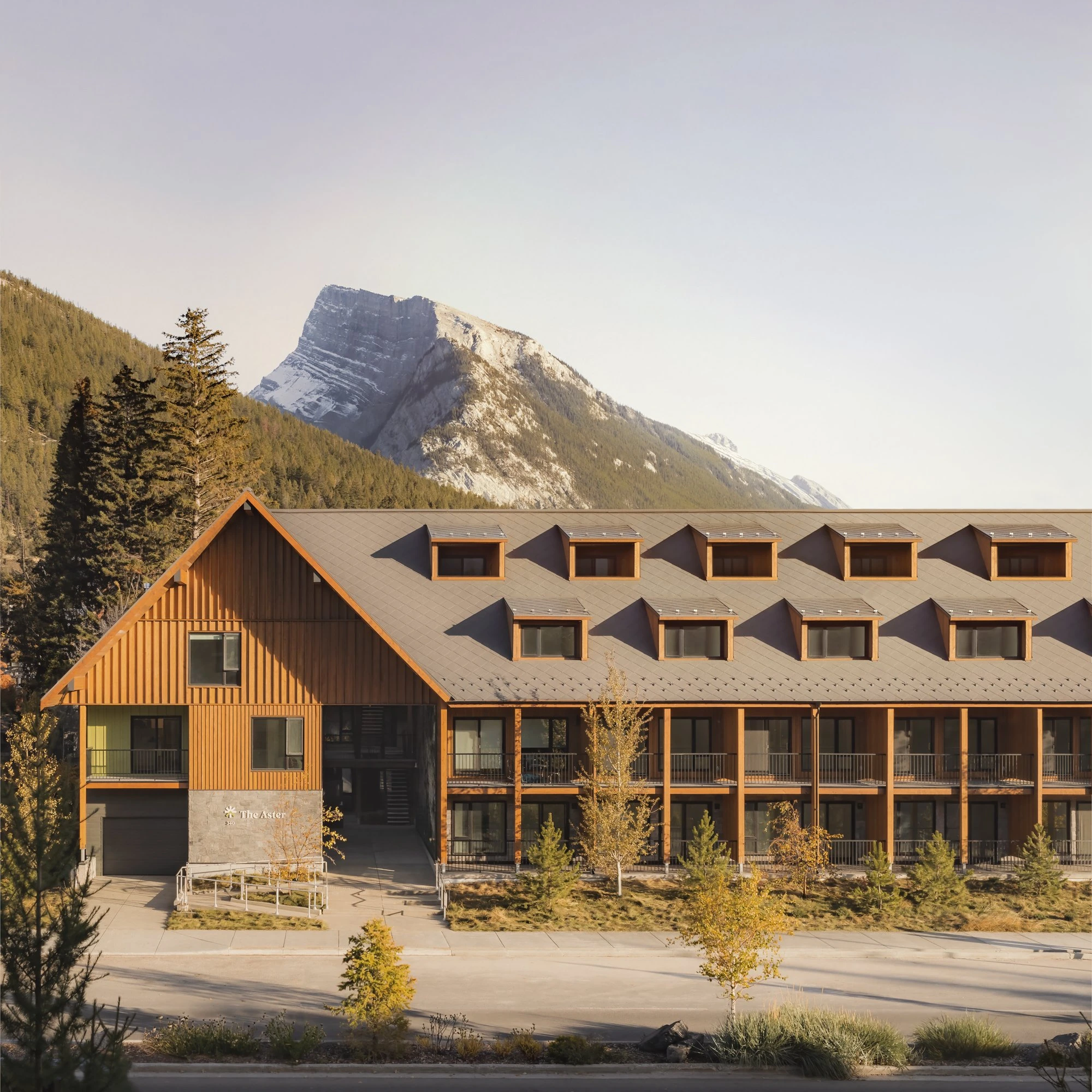 The Aster — Completed affordable housing in Banff.